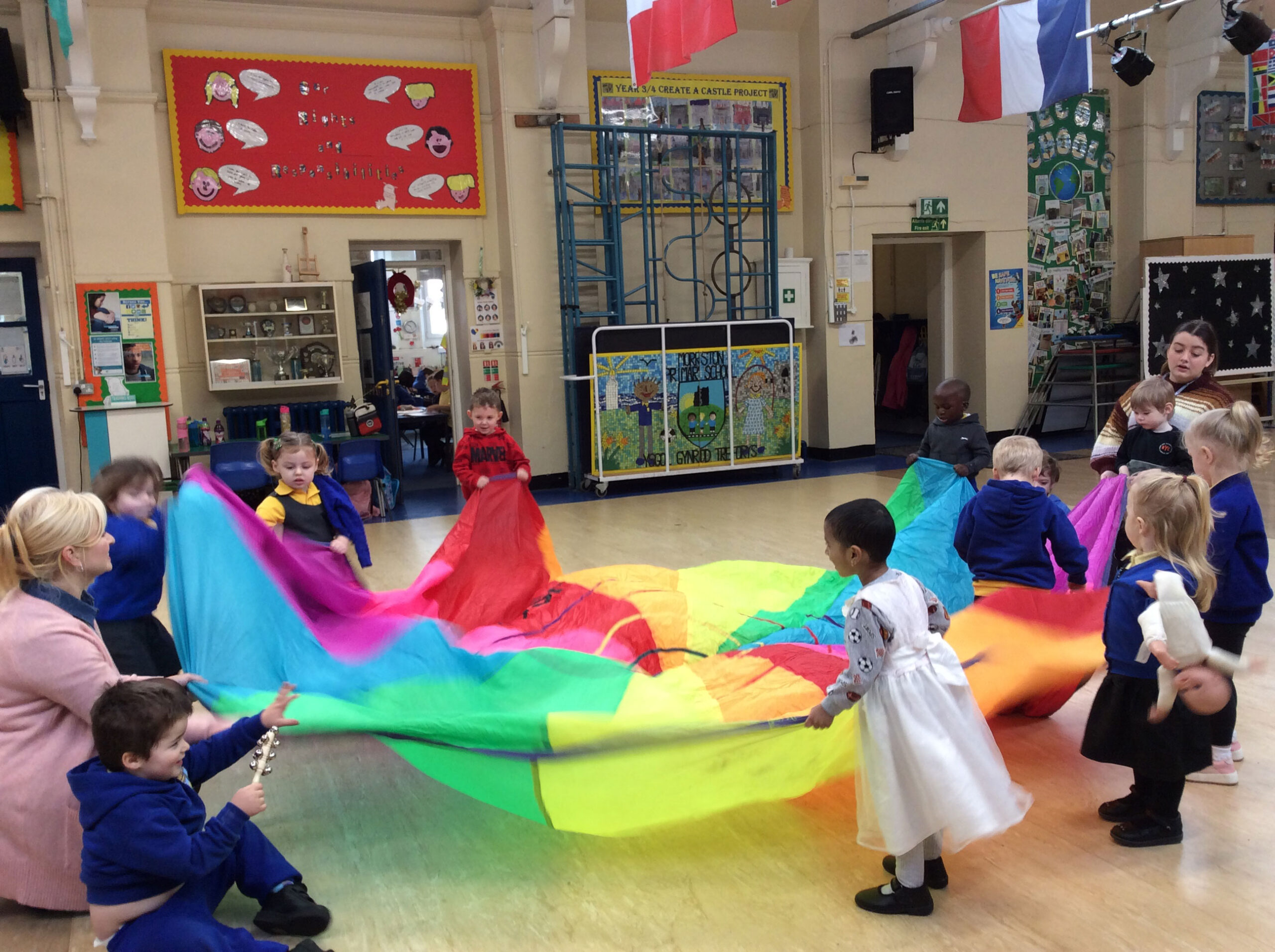 New play equipment and instruments for Morriston Primary School